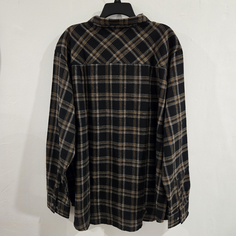 Mossy Oak Men's 3XL Plaid Button-Down Long Sleeve Shirt Cotton Outdoor - Picture 6 of 10